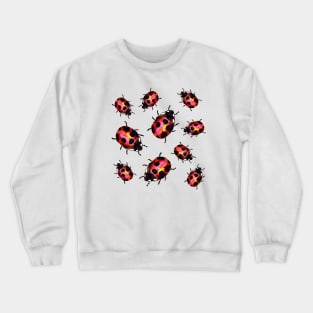 Watercolor Ladybugs Crewneck Sweatshirt